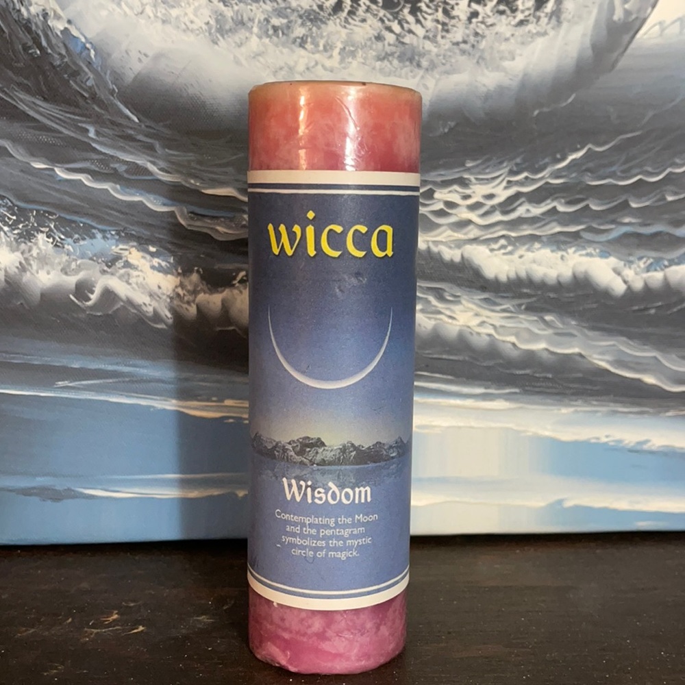 Wicca Wisdom Candle